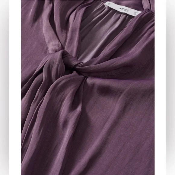 MANGO Satin Top - Picture 6 of 7